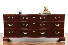 Baker Signed Traditional Dresser or Console, Banded Top