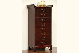 Chinese 8 Vintage Drawer Collector or Music Cabinet, Nightstand