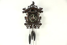 Cuckoo Clock, Hand Carved Antique Made in Germany for Sears