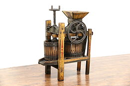 Apple Cider or Wine Press, Standard Medium 1900 Antique