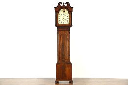 Scottish Georgian 1825 Antique Tall Case Grandfather Clock, Picken of Edinburgh