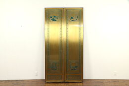 Pair of Art Deco Bronze Salvage Elevator Doors, Chicago Board of Trade #31931