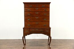 Georgian Antique 1760's Highboy or Tall Chest on Chest