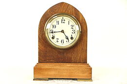 New Haven Antique 1900 Mantel Clock, Cleaned & Oiled #29338