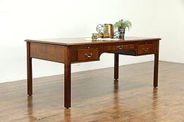 Traditional Vintage Walnut Library or Office Desk Joffco IN #33164