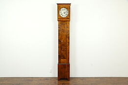 Curly Tiger Maple Grandfather or Tall Case Clock, McGuire of VT, 1999  #33238