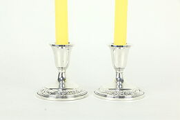 Pair of Towle Sterling Silver Vintage Candlesticks #33494
