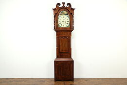 Georgian Mahogany 1820 Antique Grandfather or Tall Case Clock #33985