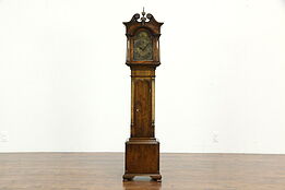 George III Style English Vintage Mahogany Grandmother Clock Brandon #33833