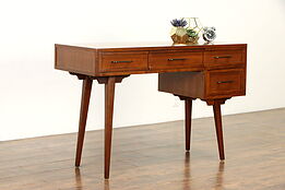 Midcentury Modern 1960 Vintage Birch Desk & Chair Set, Rway #36095