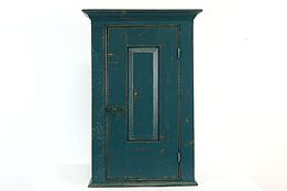 Painted Country Pine Farmhouse Vintage Hanging or Countertop Cupboard #37511