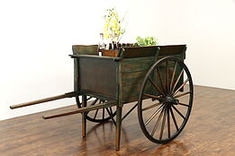 Victorian Antique Farmhouse Garden, Pony or Hand Cart, Spoke Wheels #38056