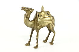 Vintage Camel Sculpture, Hidden Incense Burner #39081