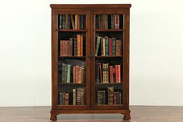 Arts & Crafts Mission Oak Antique Craftsman Library Bookcase #28931