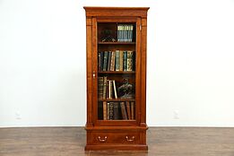 Cherry 1890 Antique Bookcase, Bathroom or Display Cabinet