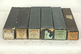Group of 6 Player Piano Rolls, Swanee River Moon, Edelweiss, Beautiful Ohio Etc