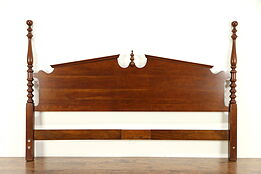 Traditional Cherry Vintage King Size Poster Headboard #31349