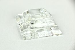 Faceted Blown & Cut Crystal Paperweight