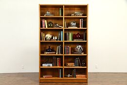 Midcentury Modern Vintage Danish Bookcase, Adjustable Shelves #32932