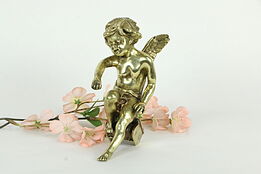 Bronze Antique Statue French Sculpture of an Angel or Cherub #33506