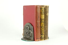 Pair of End of the Trail Sculpture Antique Bookends #34591