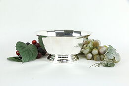 Gorham Silverplate Faceted & Footed Bowl #34319