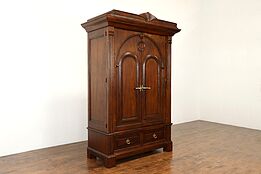 Traditional 93" Armoire, Wardrobe or Closet, Low Country by Hickory White #37632
