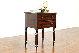 Empire Antique Cherry 2 Drawer Nightstand, End or Lamp Table #38679