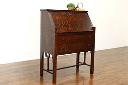 Arts & Crafts Mission Oak Drop Front Antique Craftsman Secretary Desk #40082