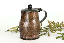 Farmhouse Vintage Hammered Copper Mug, Beer Stein or Tankard #40620