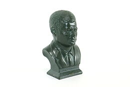 John. F. Kennedy Vintage Verdigris Bust Miniature Statue #40754
