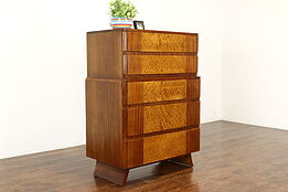 Midcentury Modern Vintage Mahogany Tall Chest or Dresser, Rway #40278