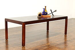 Midcentury Modern Rosewood 60s Vintage Danish Coffee Table, Vejle Stole #40806