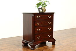 Traditional Mahogany Nightstand, End or Lamp Table, Chest, Henkel Harris #41044