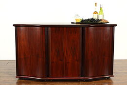 Midcentury Modern Danish Vintage Rosewood Sideboard, Bar or Server Skovby #41395