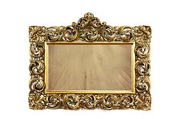 Italian Renaissance Design Hand Carved Antique Florentine Gold Mirror #38556