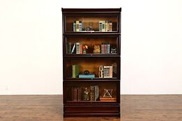 Arts & Crafts 4 Stack Antique Office Library Bookcase, Bathroom Cabinet #41538