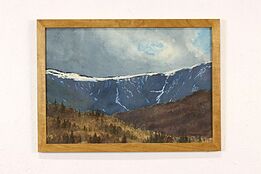 Mount Washington Vintage Original Watercolor Painting, Lovejoy 21.5"  #37880