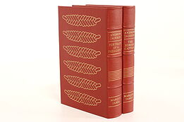 Easton Pair of President Andrew Jackson Leatherbound Gold Tooled Books #42466