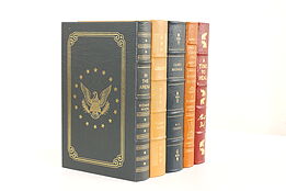 Easton Set of 5 American President Leather & Gold Tooled Books, Monroe #42459