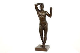 Bronze Sculpture The Age of Bronze French Antique Statue After Rodin #41650