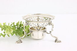 English Georgian 1817 Antique Sterling Silver Serving Stand & Warmer #42804