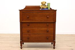 Empire Antique 1840 Cherry Chest of Drawers or Dresser #35113