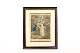 Cries of London Razors to Grind Antique 1800s Etching Wheatley, 24" #42845