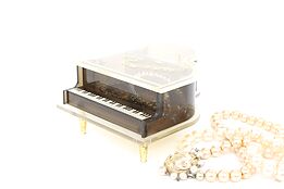 Traditional Miniature Piano Vintage Music Box #43137