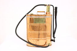 Industrial Antique Copper Fire Pump or Extinguisher, Panco #42512