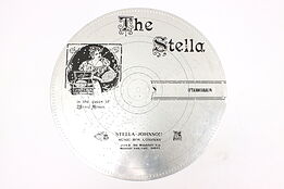 Stella Music Box 14" Christmas Disk "O'Tannenbaum" Oh Christmas Tree #43186