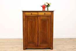 Farmhouse Victorian Antique Jelly Cupboard Kitchen Pantry Cabinet #39579