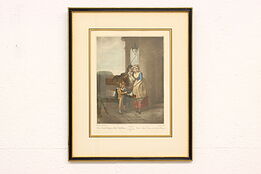 Cries of London A Pound Duke Cherries Antique 1800s Etching Wheatley 24"  #42812