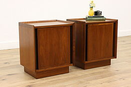 Pair of Midcentury Modern Vintage Nightstands or End Tables, Dillingham #43819